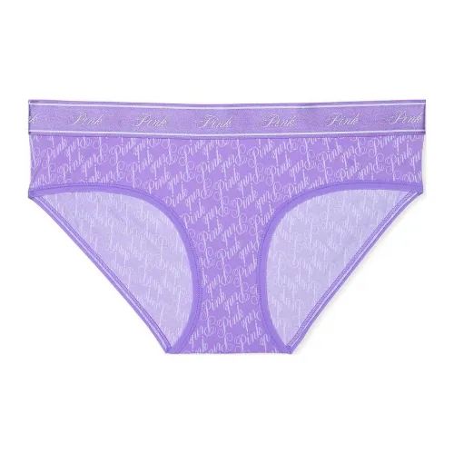 Victoria's Secret PINK Logo Micro Hipster Panty / WPLSP Underpants Women's 1 Pack Purple