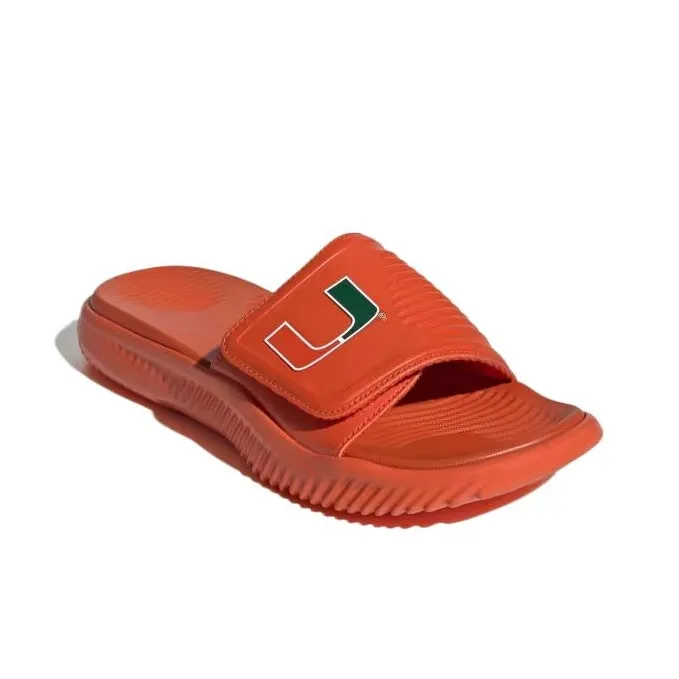 Adidas Alphabounce Slide 2.0 Miami Collegiate Orange Dark Green Cloud White-2