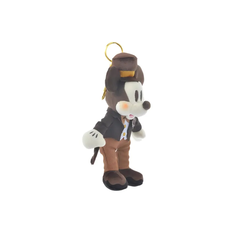 Disney Valentine's Day Collection Mickey Brown Dolls Plush Pendant 20cm High-3