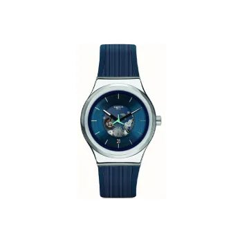 SWATCH Men 42mm Blue Watch YIS430