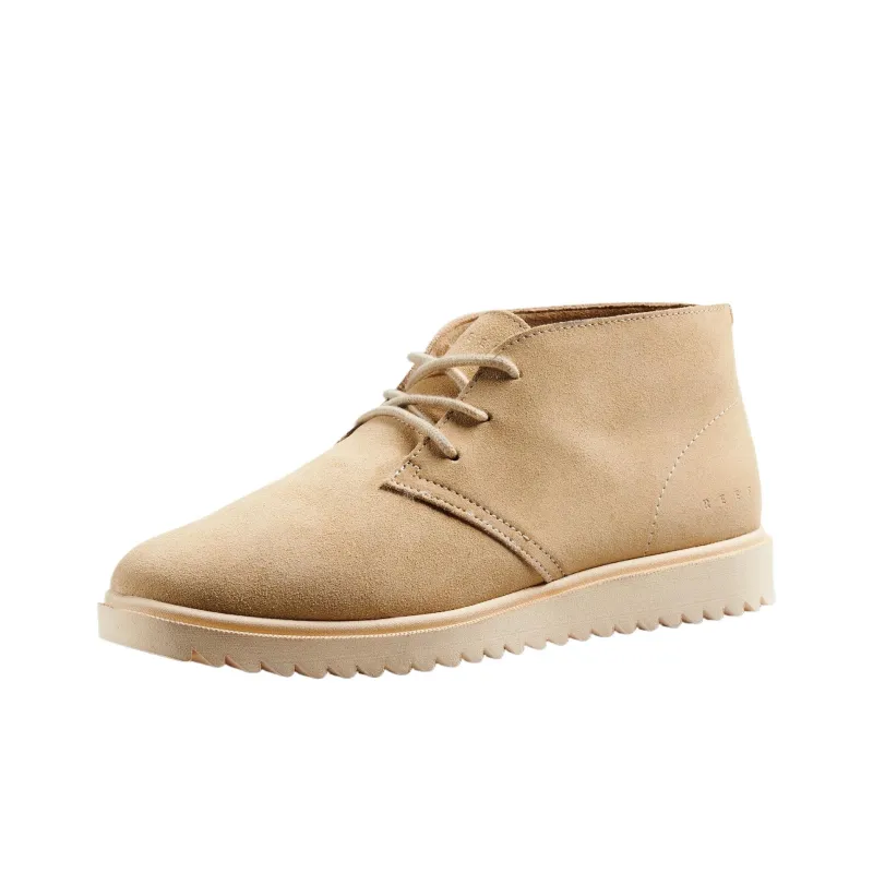 REEF Anti-Slip Wear-Resistant Mid-Top Casual Shoes Men Beige-2