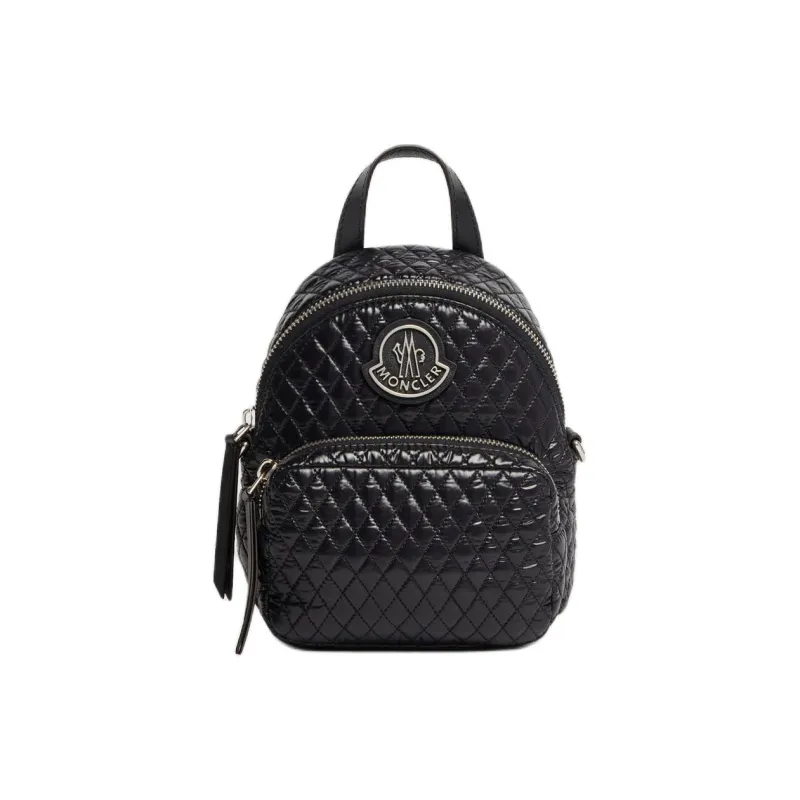 Moncler Kilia Nylon Handbag Shoulder Bag Crossbody Bag Small Size Women's Black-0
