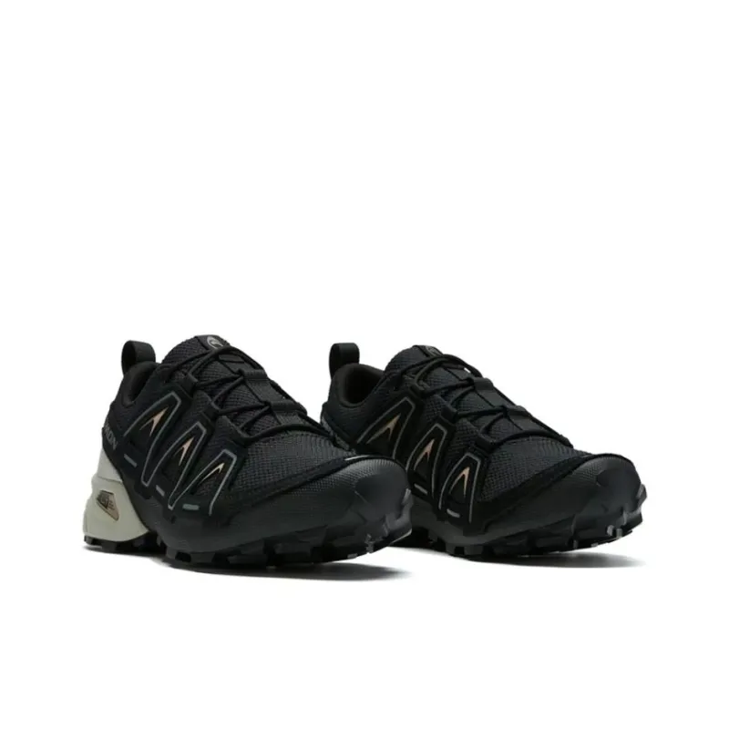 SALOMON Speedcross 3 Anti-Slip And Wear-Resistant Breathable Low-Top Running Shoes Unisex Black Gray Color-2