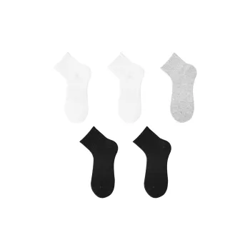 PLANDOO Mid-Calf Socks Unisex 5 Pack