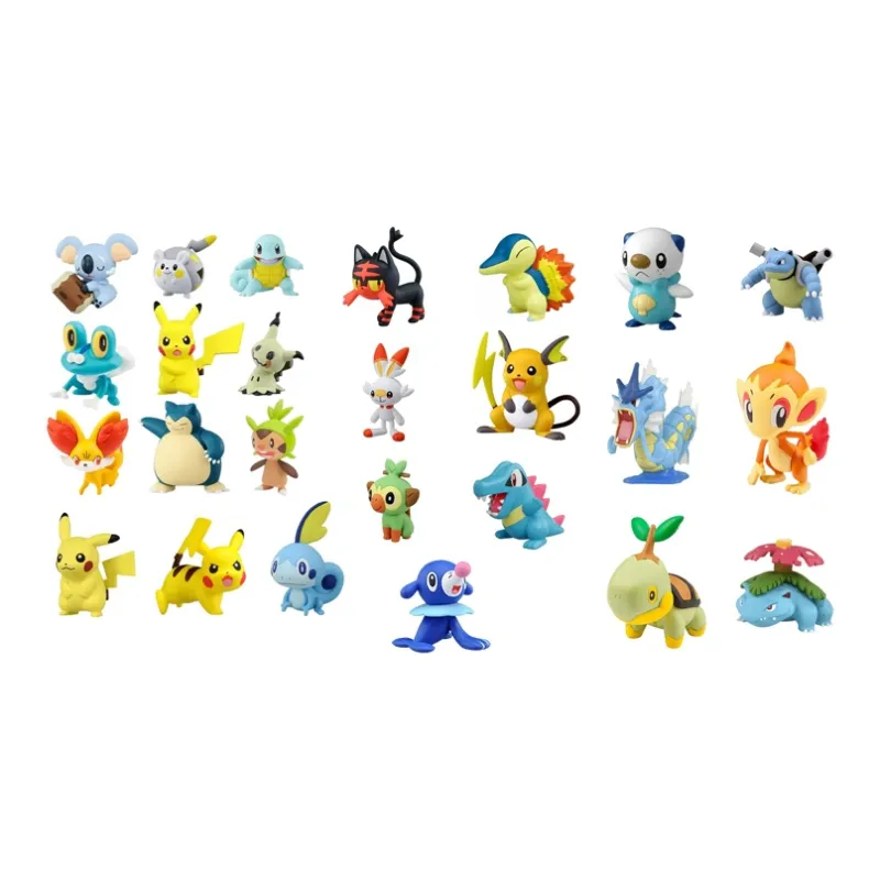 TAKARA TOMY Pokémon Character Collection Pikachu Elf Ball Chibi Figures-2