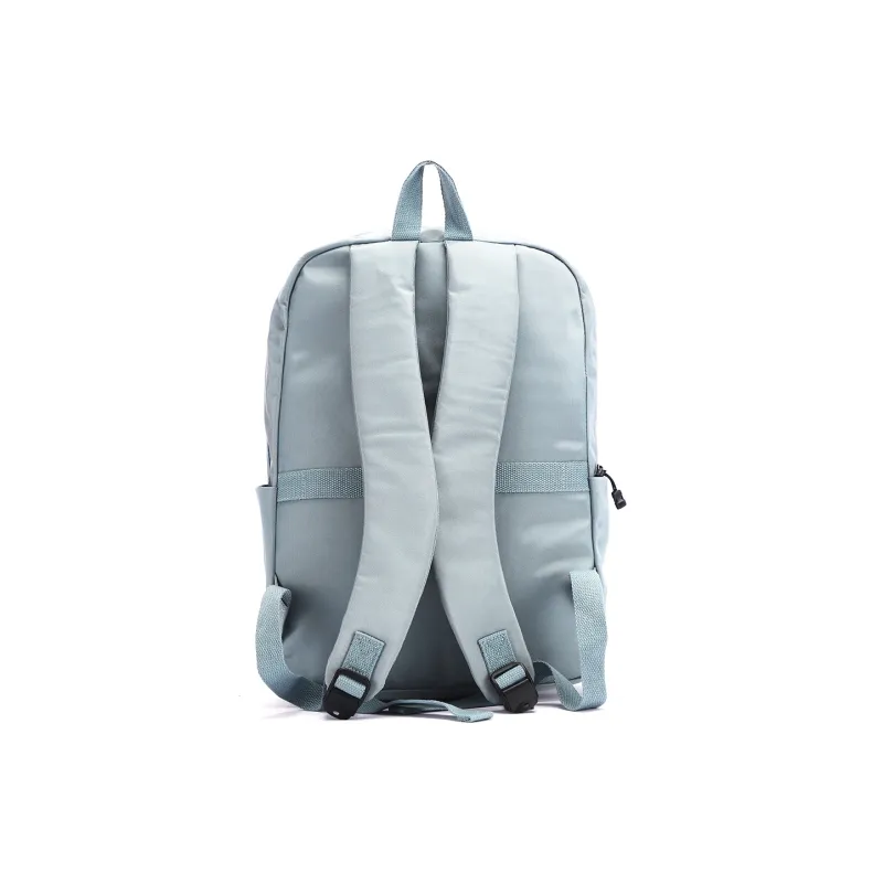 RED DRAGONFLY Fabric With Microfiber Synthetic Leather Backpack Medium Size Men Black Blue-7