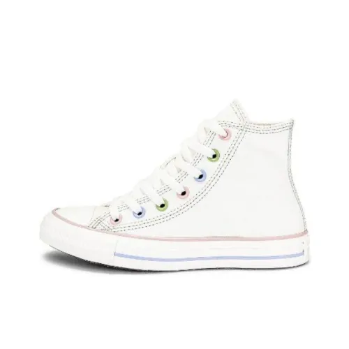 Converse Chuck Taylor All Star Canvas Shoes Men High-Top White/Blue/Pink