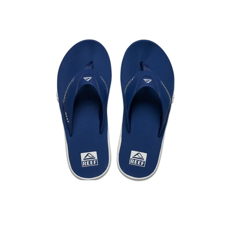 REEF Quiet Slip Resistant Flip Flops Men Navy Blue-4