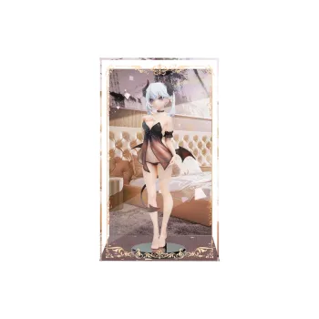 AOWOBOX Compatible With AniMester Big Master Little Demon Lilith Figure Display Case Model Accessories
