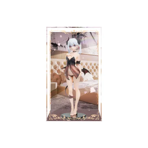 AOWOBOX Compatible With AniMester Big Master Little Demon Lilith Figure Display Case Model Accessories
