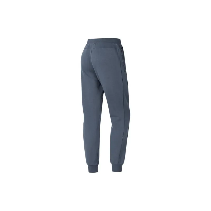Skechers Sports Lifestyle Collection Comfortable Sports Collection Knitted Sweatpants Women's Relief Gray-1