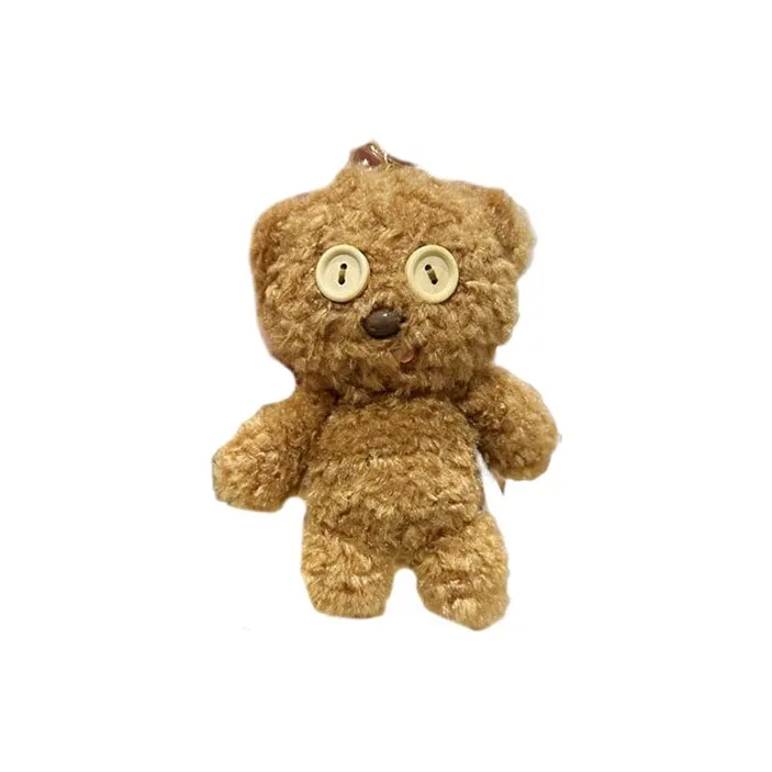 Universal Studios Minions Collection Bob Tim Bear Keychain Dolls Plush Pendant-0