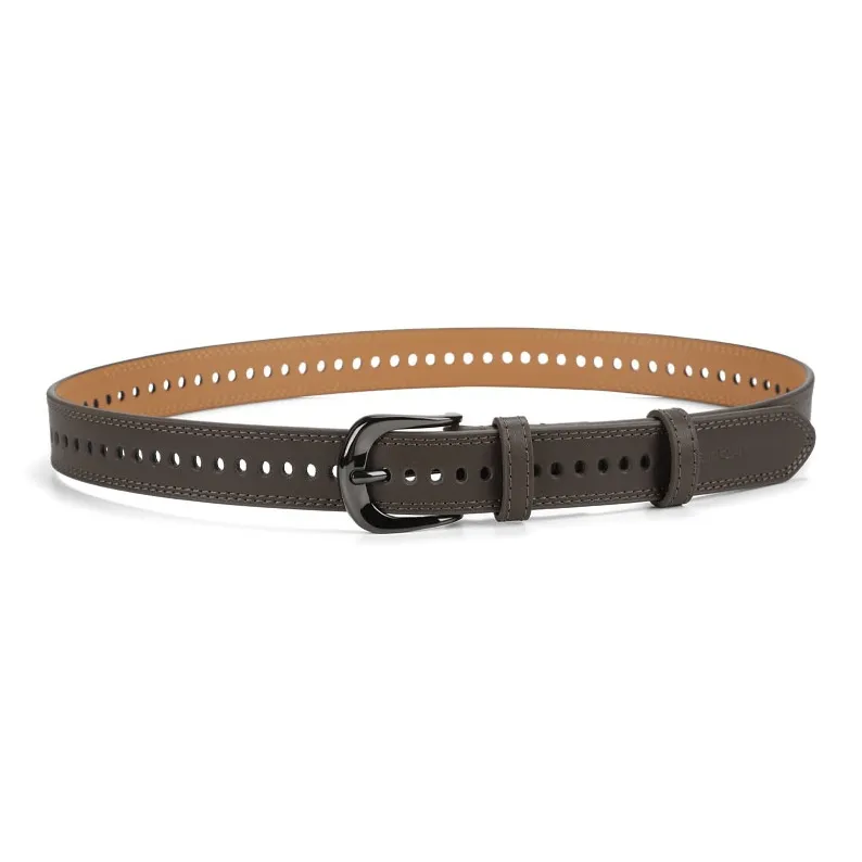 MEXICAN Split Cow Leather Leather Belts Women's 2.8cm-5