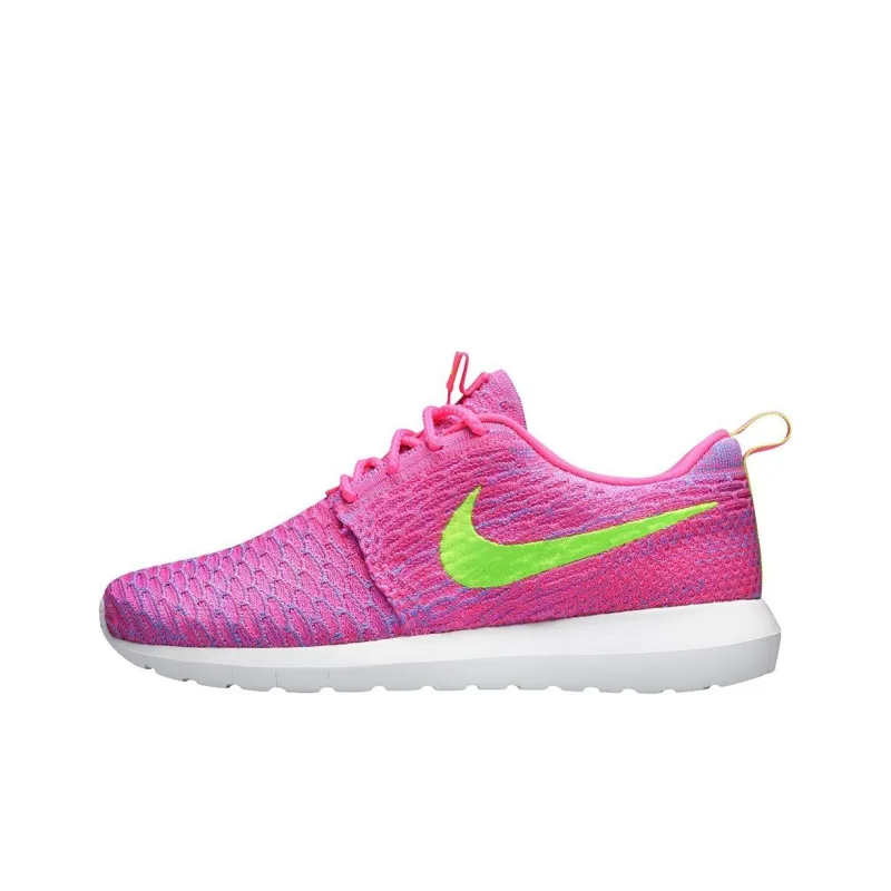 Nike Anti Slip Wear Resistant Low Top Running Shoes Men Pink-0