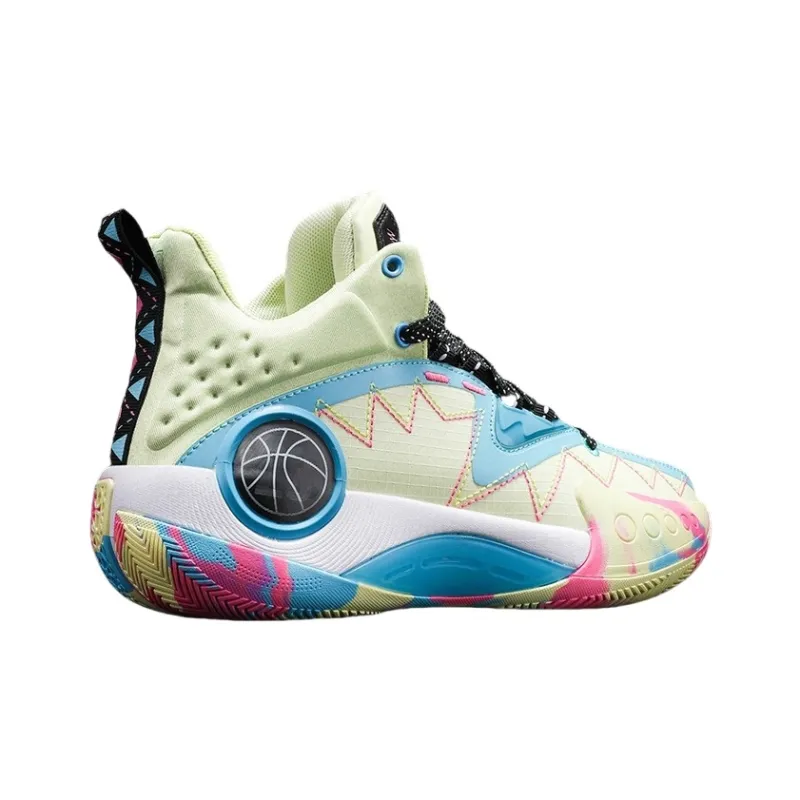 QIUTEXIONG Cushioning, Slip Resistant, Abrasion Resistant, Support, Rebound High Top Basketball Shoes Unisex-9