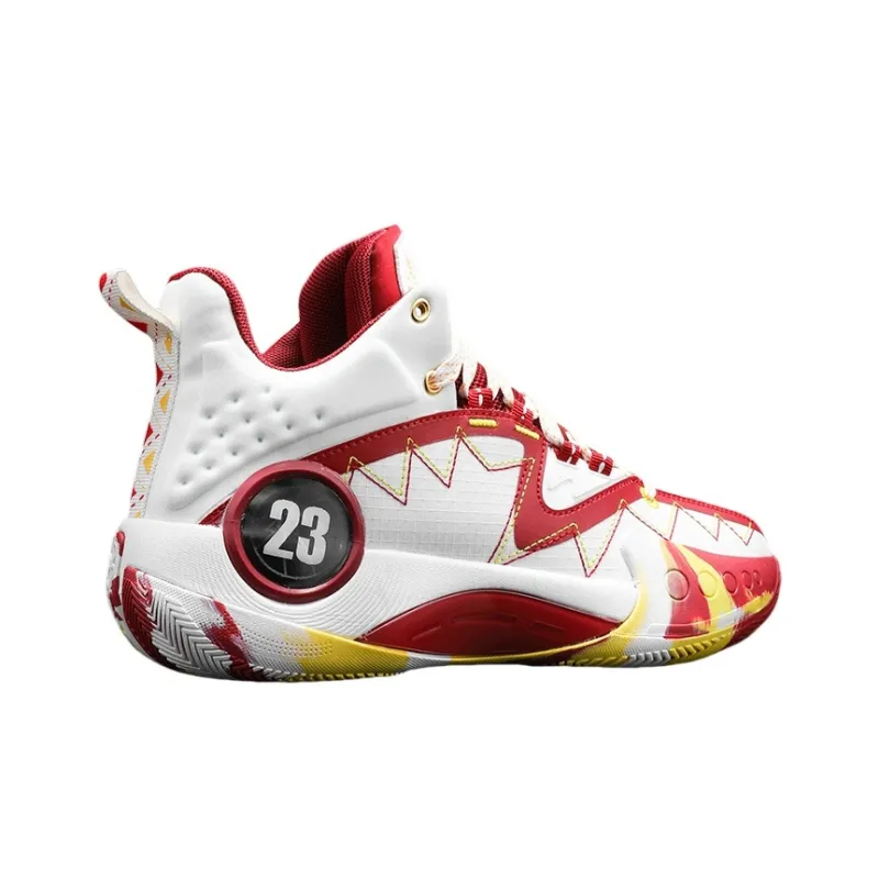 QIUTEXIONG Cushioning, Slip Resistant, Abrasion Resistant, Support, Rebound High Top Basketball Shoes Unisex-15