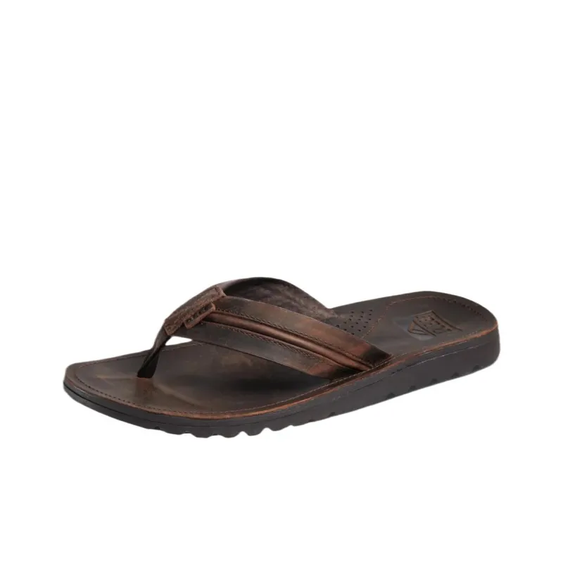 REEF Rubber Sole Quick Dry Flip Flops Men Brown-3