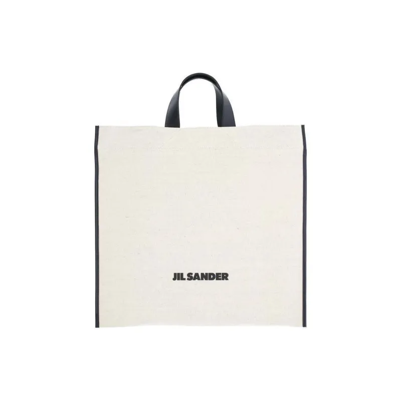 JIL SANDER Logo Printed Top Handle Bag-0