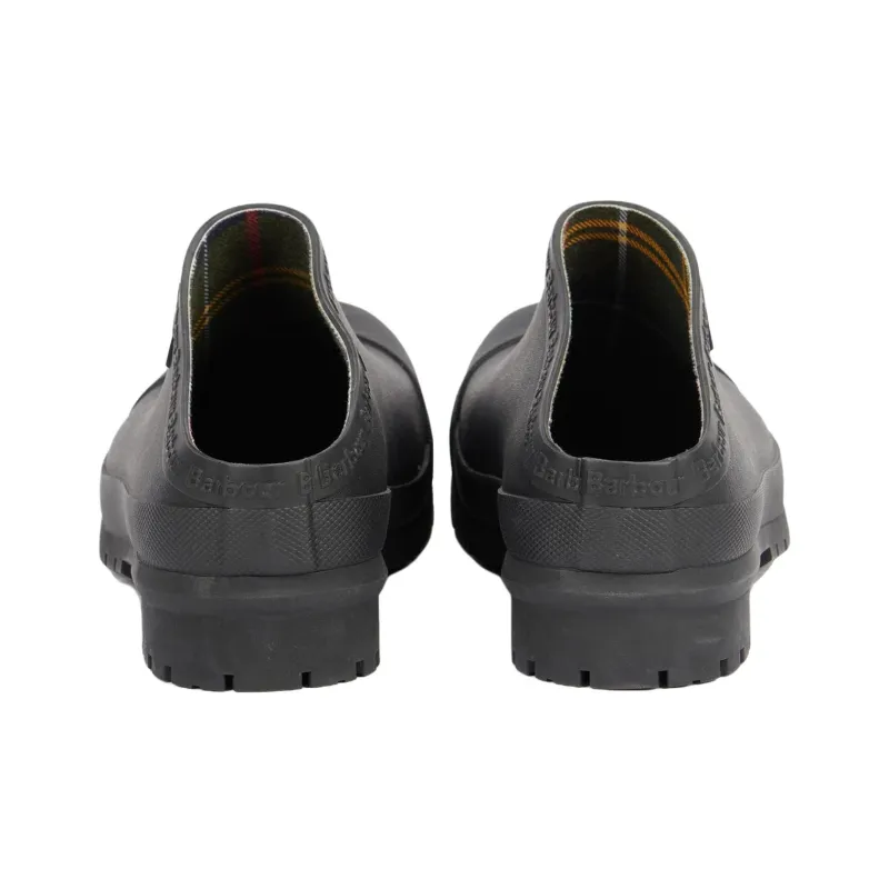 BARBOUR Antibacterial Closed Toe Slippers Men's Black-5