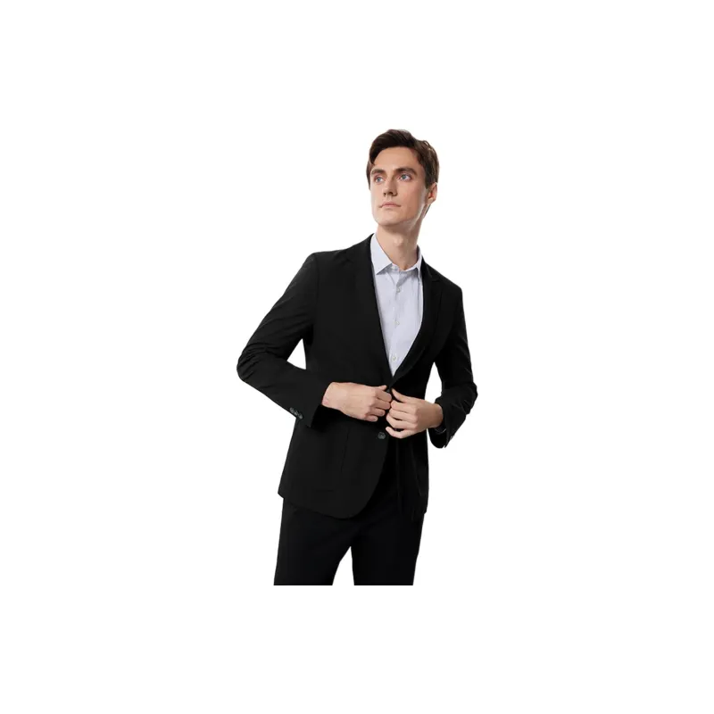 Hush Puppies Business Suit Men's Black-1