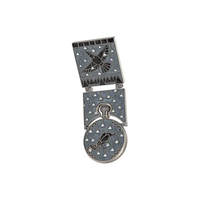 TISSOT Manual Mechanical Movement Brass Pocket Watches 34mm Men's Watches Silver T81.9.1003.4-2