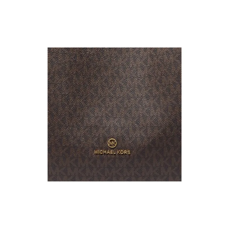 MICHAEL KORS MK Kelsey Polyurethane Shoulder Bags Handbags Large Size Women's Acorn Brown-2