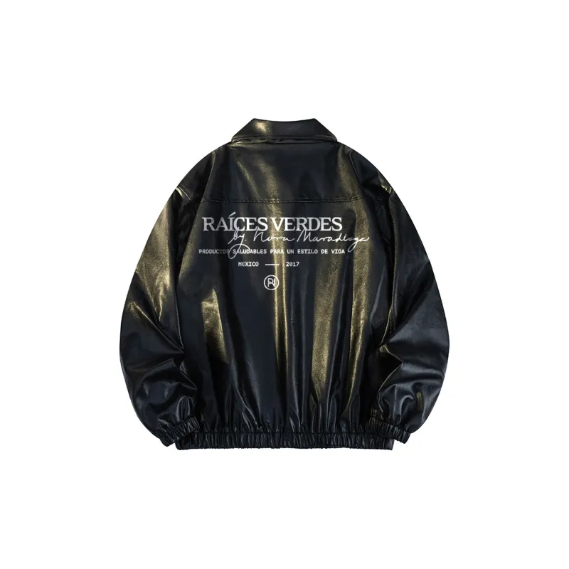 Ice Flying Leather Jacket Unisex-1