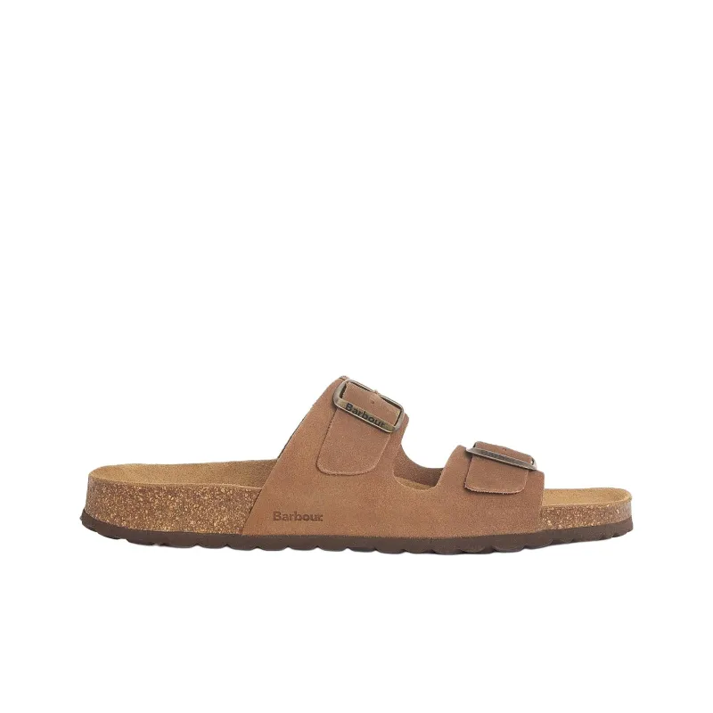 BARBOUR Slide Slippers Men's Brown-1