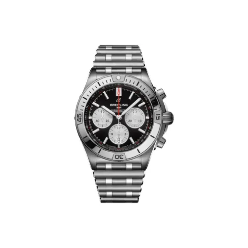 Breitling Men Mechanical Chronograph Swiss Watch