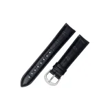 Black with Silver Pin Buckle