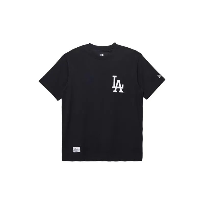 MLB NEW ERA Los Angeles Dodgers T Shirt Unisex Black-3