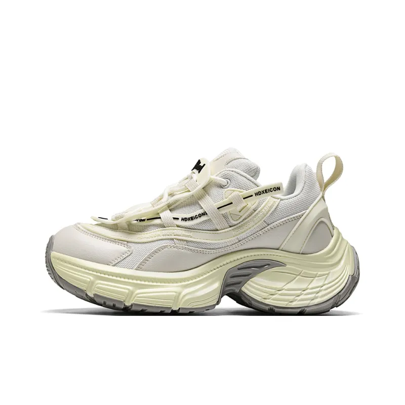 BLVCK PARIS Dark Night Series Abrasion Resistant Height Increasing Low Top Chunky Sneakers Unisex-1