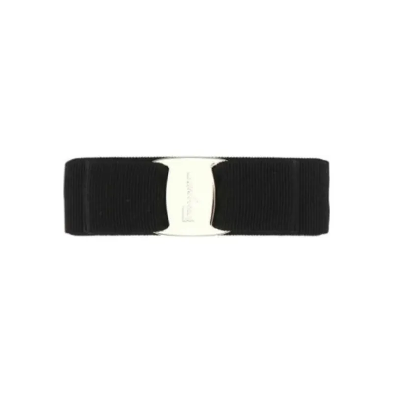 FERRAGAMO Metal Hair Clips Women's Black-1
