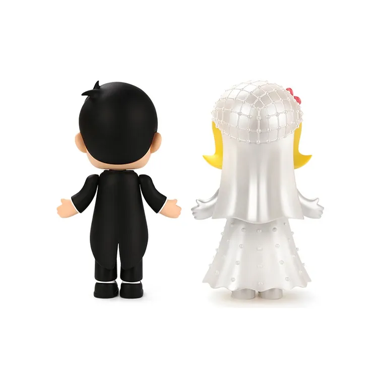 POP MART x Kenny Swork MOLLY Wedding Commemorative Edition Set Trendy Figures 17cm-2