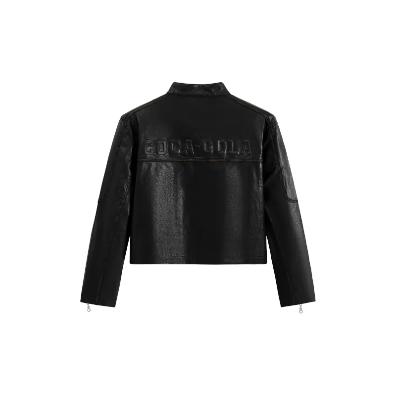 Coca-Cola Leather Jacket Women's-1