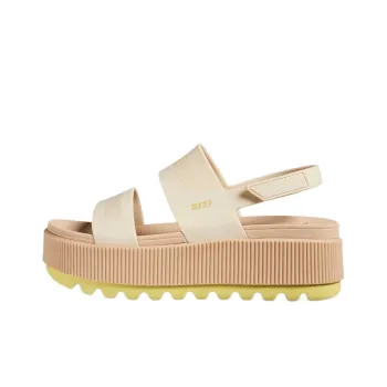 REEF Water Vista Higher Strap Sandals High Heel 5-8cm Women's Beige