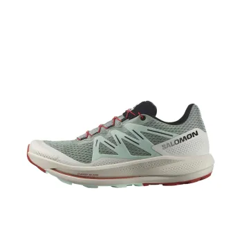 SALOMON Pulsar Trail Slip Resistant Low Top Trail Running Shoes Men Green
