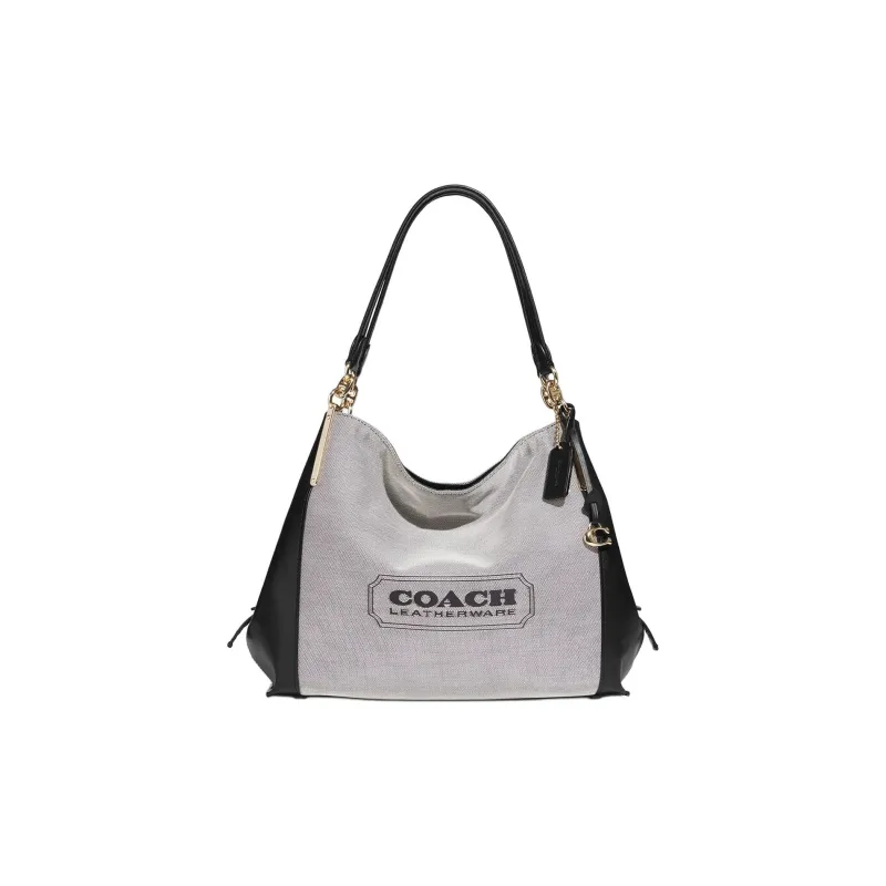 COACH Dalton Fabric Handbag, Shoulder Bag Women's Gray-0