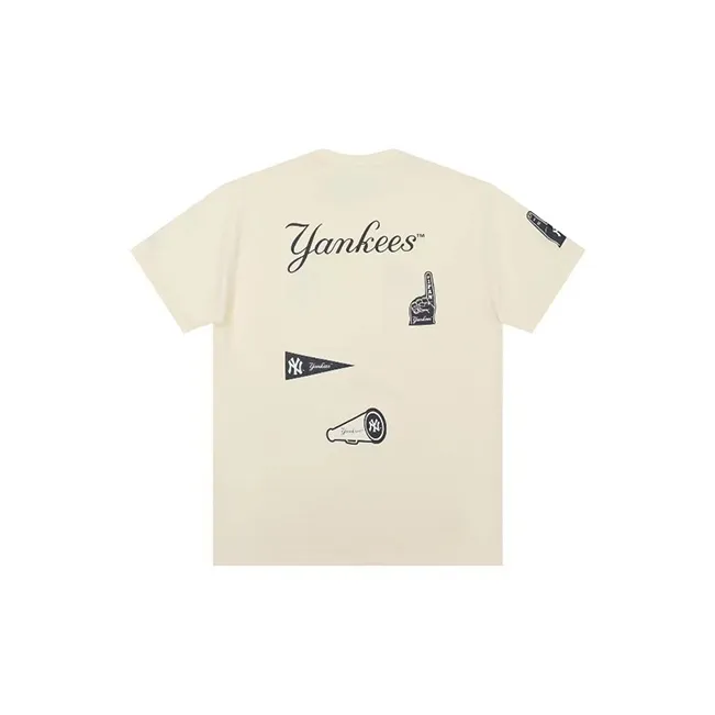 New Era T Shirt Unisex Ivory White-1