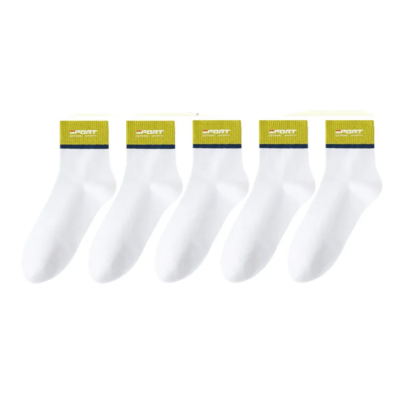 Lan Miao Mid Calf Socks Men 5 Pack-8