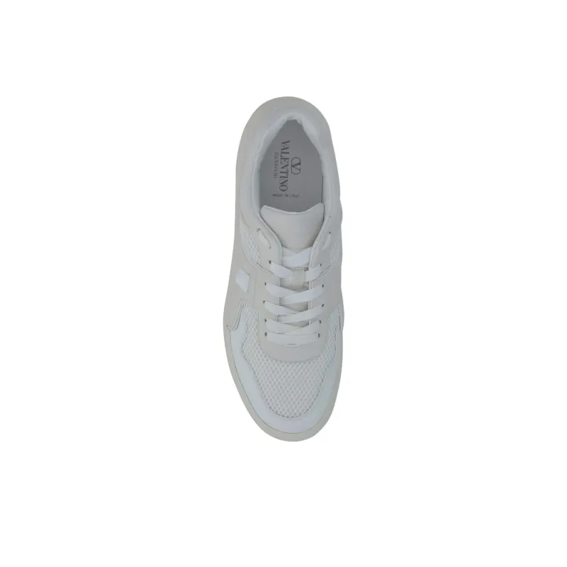 Valentino Garavani One Stud Lace Up Sneakers-4