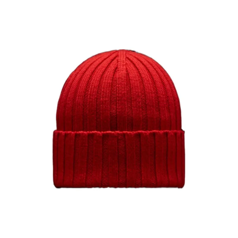 Moncler Wool Beanies Unisex Red-1