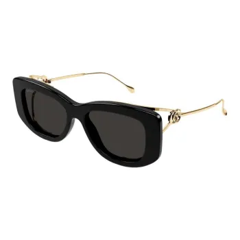 GUCCI Specialized Fit Rectangular Frame Sunglasses