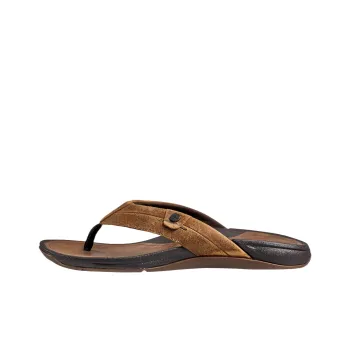 REEF Rubber Sole Slip-Resistant Flip Flops Men Brown