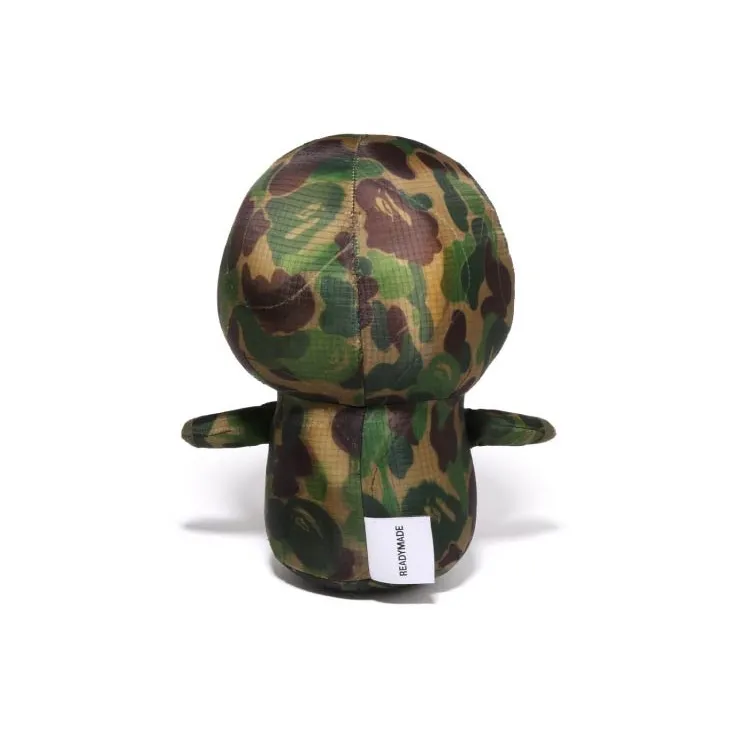A BATHING APE Kids X Readymade Abc Camo Baby Milo Plush Doll M Army Green-2