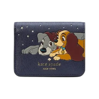 Kate Spade Textured PVC Wallet Women's Marine Blue