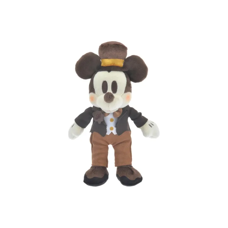 Disney Valentine's Day Collection Mickey Brown Dolls Plush Pendant 20cm High-0