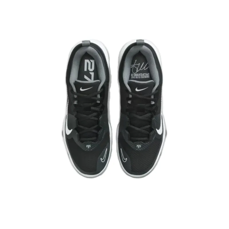Nike Force Trout 9 Anti Slip Wear Resistant Low Top Training Shoes Men Black White-3