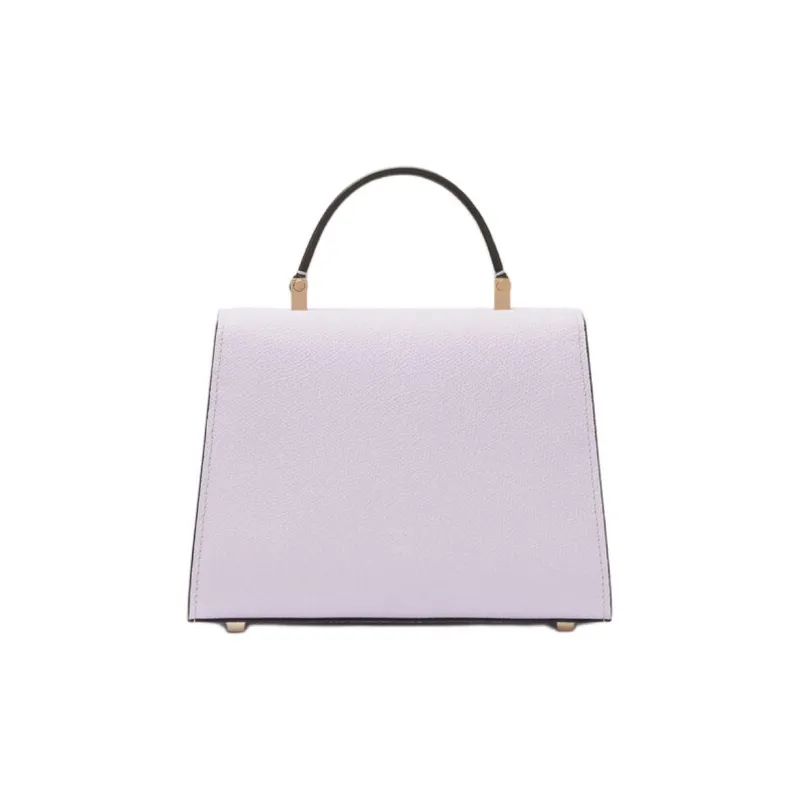 Valextra Calfskin Shoulder Bag, Crossbody Bag, Handbag Women's Wisteria Pink-3