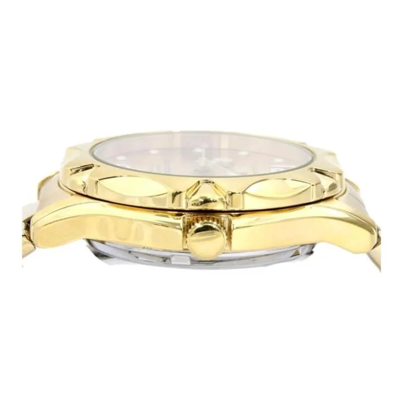 SEIKO Automatic Mechanical Movement Stainless Steel Strap Watch Men's Watches Gold Dial-1